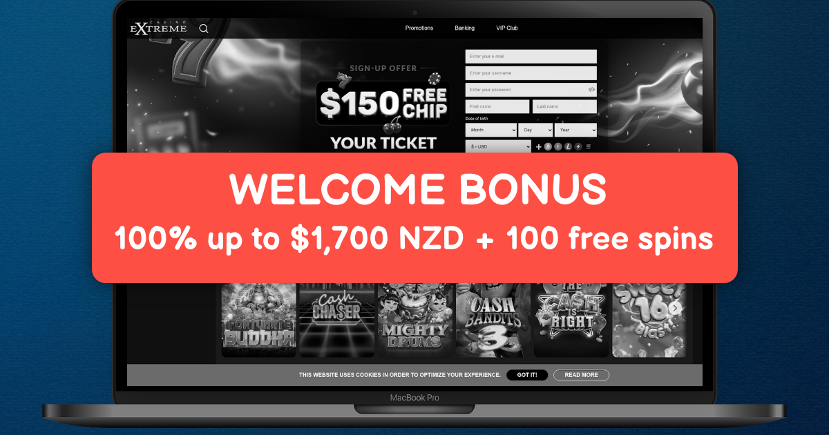 Extreme Casino NZ - Live Dealer Games & Fast Payout Pokies Online